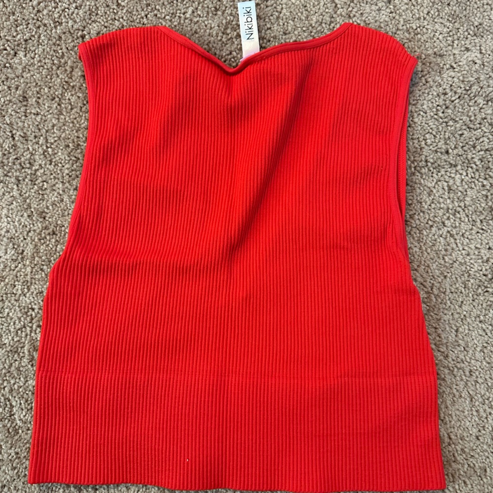 Nikibiki Cropped Ribbed Tank - Picture 2 of 3